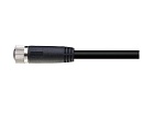 Цилиндрический соединитель-розетка с кабелем M8-F04-T-1.5-PUR 1620044024041 - фото 1