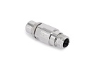 Цилиндрический соединитель-розетка M12-F08X/F08X-BKR-M17 1630083242501  - фото 1