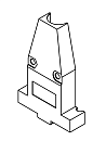 Корпус DB-1, с прямым вводом, металл, 4-40 UNC, арт. B09670090080 - фото 1