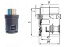 Фитинг прямой M12/AD10.0 с внутренней металлической резьбой, арт. B7602112131G - фото 1