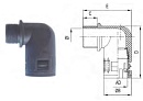 Фитинг угловой PG48/AD54.5, арт. B7602248226G - фото 1