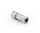 Цилиндрический соединитель-розетка M12-FC08X-T-D8-SH 1630080200001 - фото 1
