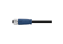 Цилиндрический соединитель-розетка с кабелем M12-F04/1L-T-1.5-PUR 1630054204500 - фото 1