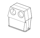 Корпус соединителя - кабельная часть H10A-FEH-2B-2M20 1100109105501 - фото 1