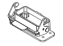 Корпус соединителя - блочная часть H10A-BK-1L/W 1100103241001 - фото 1