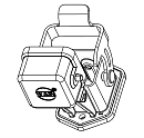 Корпус соединителя - блочная часть H3A-MBK-1L/S-MMCV/M 1120033651101 - фото 1