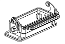 Корпус соединителя - блочная часть H16B-BK-1L/W 1110163241001 - фото 1