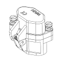 Корпус соединителя - блочная часть HP3A/H-BK-2H-MCV 1130033601500 - фото 1