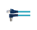 Цилиндрический соединитель-вилка/RJ45 (каб.сборка) M12-M08X-S/RJ45-T-5.0-PUR-Cat.6a 1630080014003 - фото 1