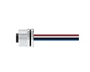 Цилиндрический соединитель-розетка с проводом 7/8-F05-BKR-M26-W0.82 1680053024006 - фото 1