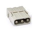 Вставка-вилка HMK-003.2-M (6-10mm2) 1290030110002 - фото 1